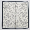 The 70*70 light-colored flower-patterned thin silk scarf for spring and summer is a high-end silk scarf that is a bestseller both in foreign trade and domestic sales Application Scenario